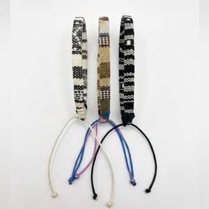Handmade Woven Bracelets Set